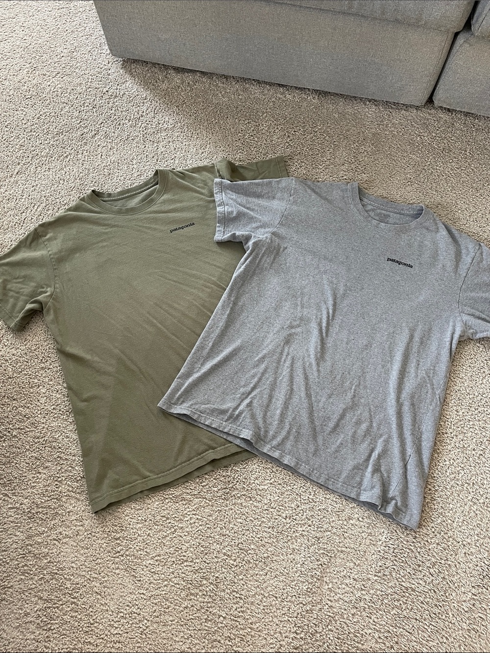 2 Patagonia Organic Cotton Tee’s
